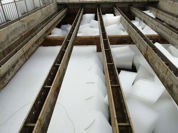 斜管填料使用现场